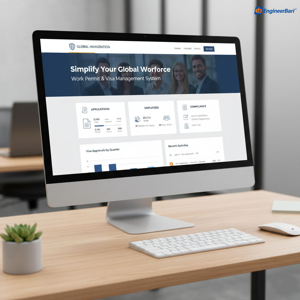 Work Permit & Visa Management System | Laravel & PHP